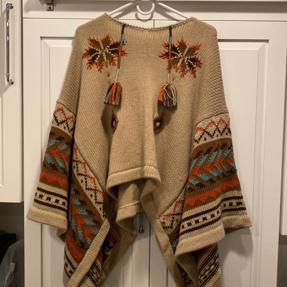 New, Never worn poncho